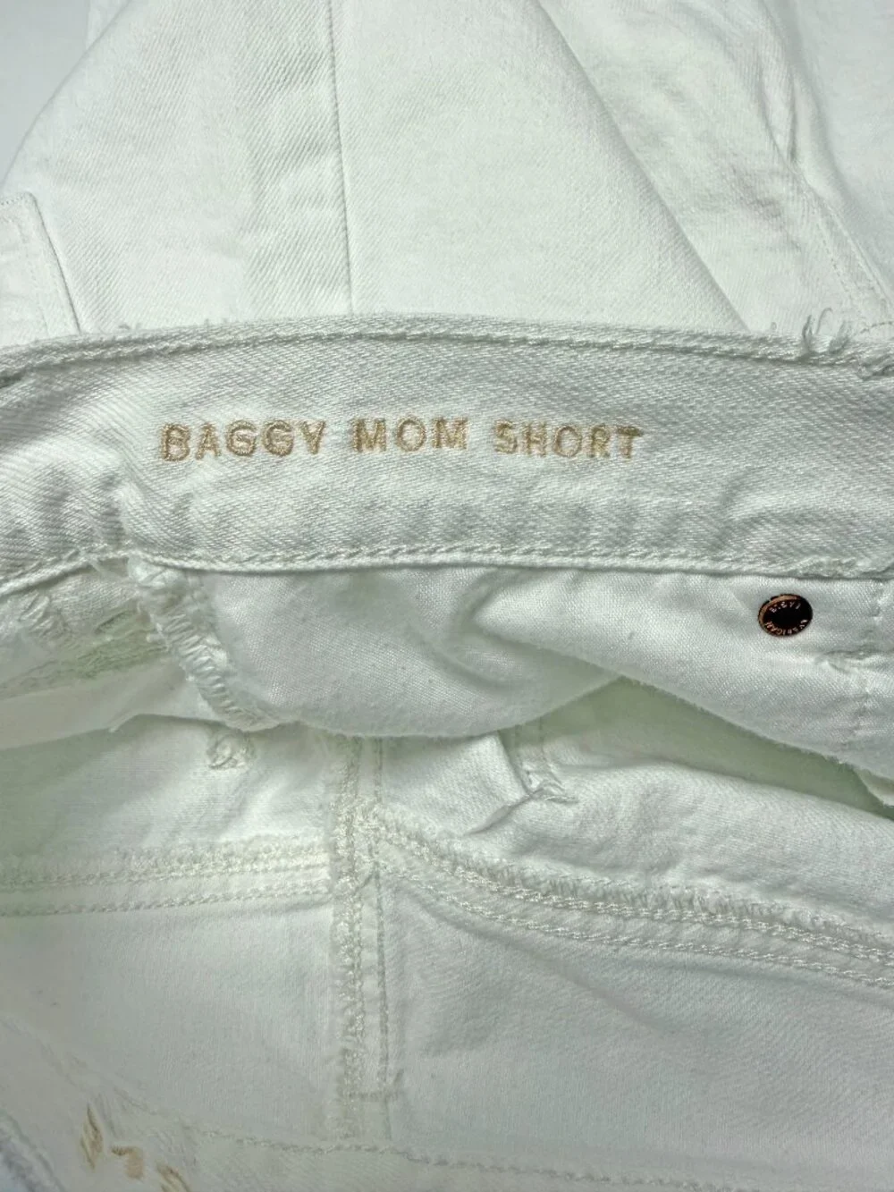 American Eagle Denim Baggy Mom Shorts